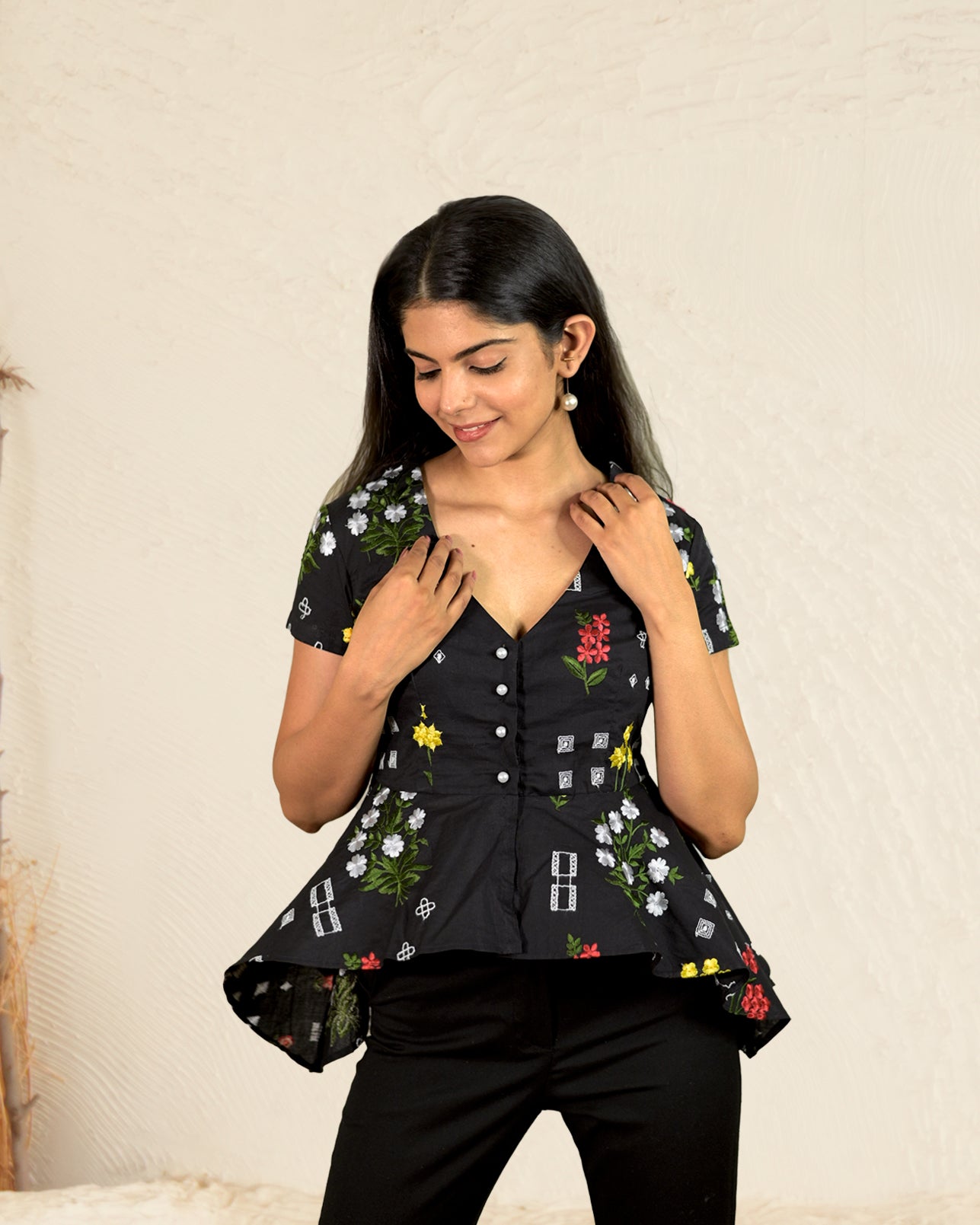 Floral Mist Top