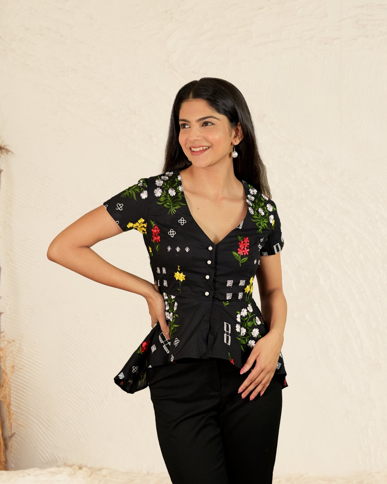 Floral Mist Top