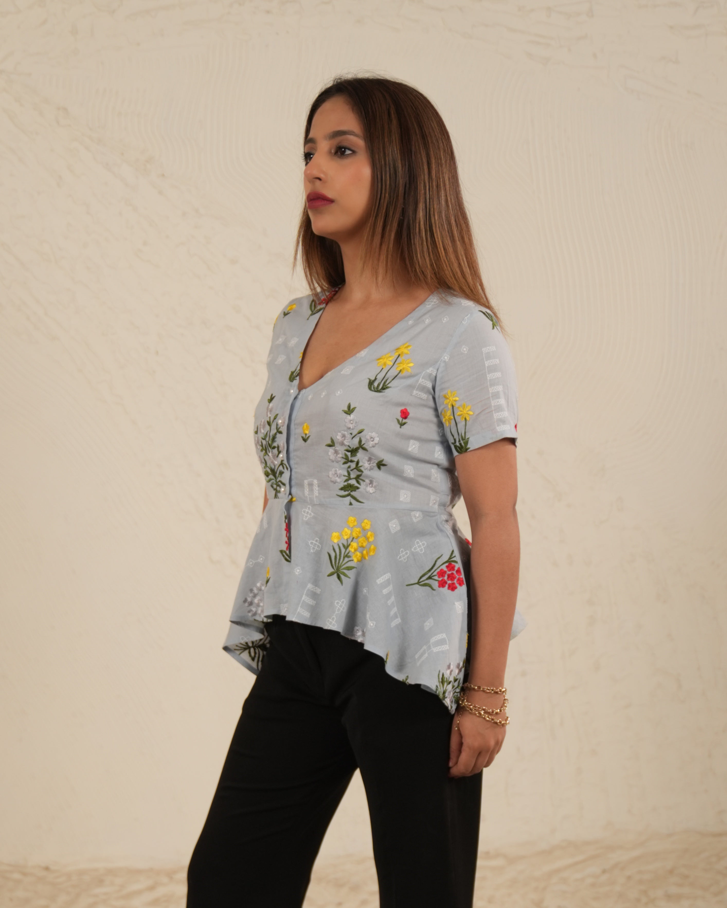 Floral Mist Top