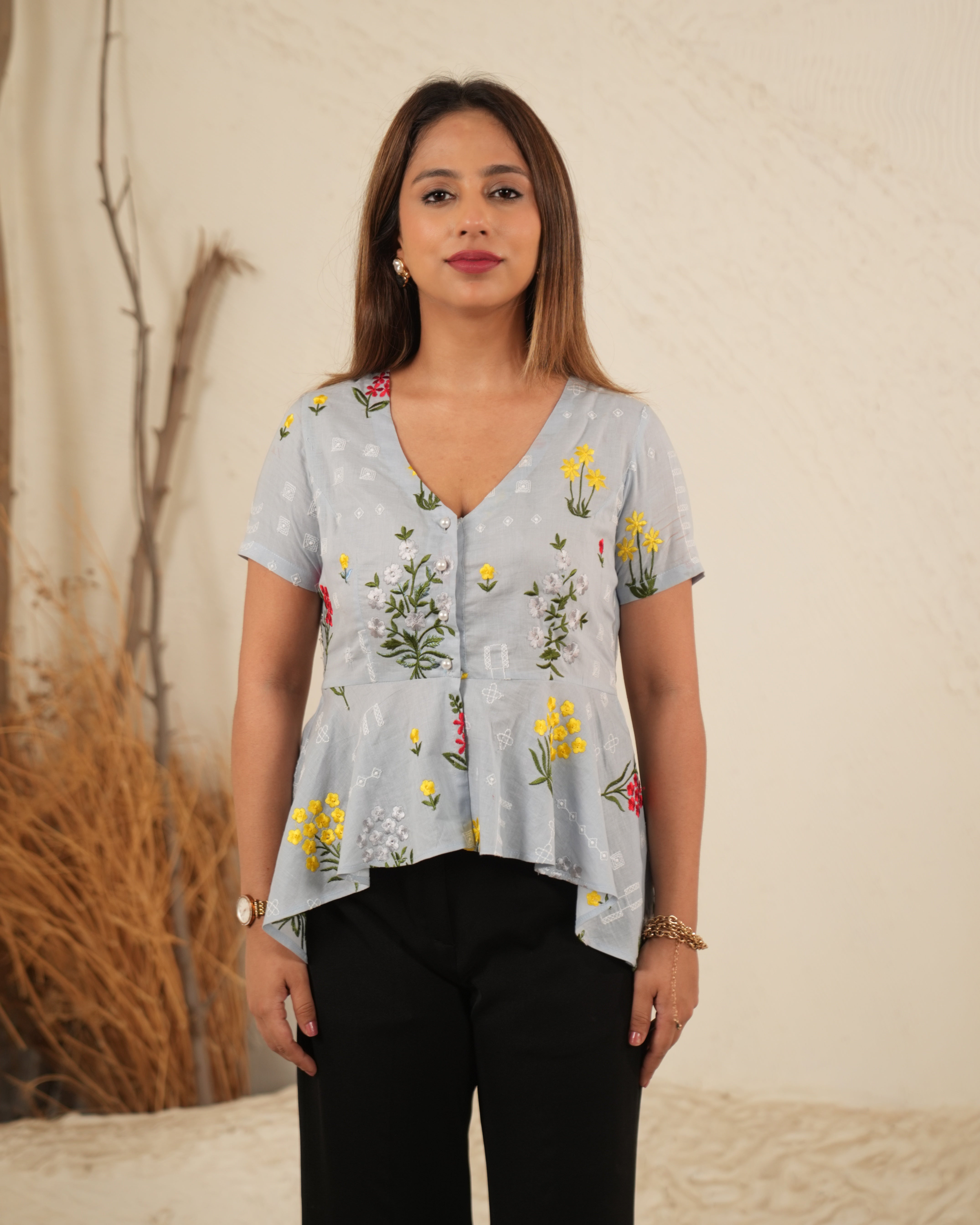 Floral Mist Top