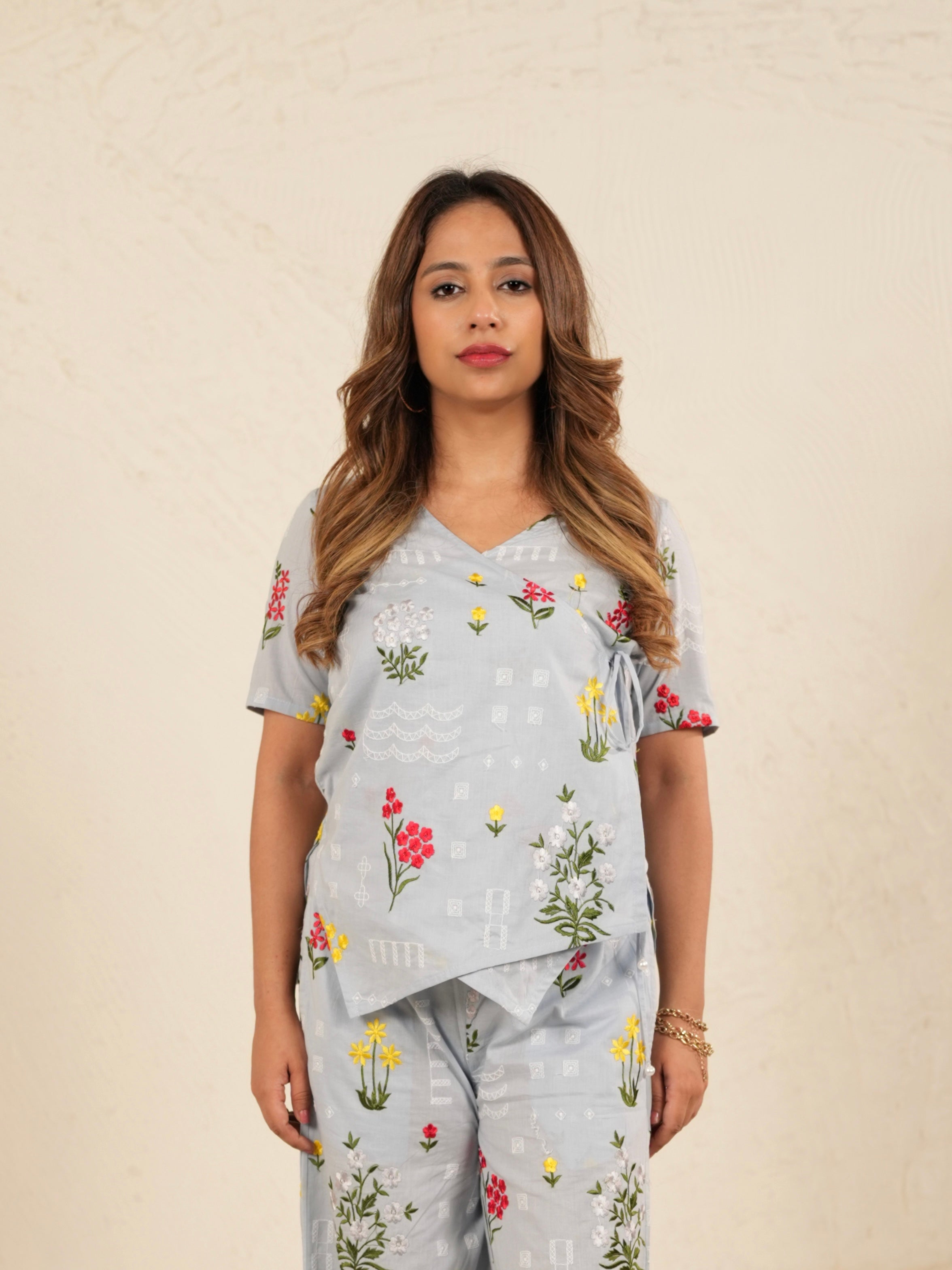 Wanderflower Wrap Top