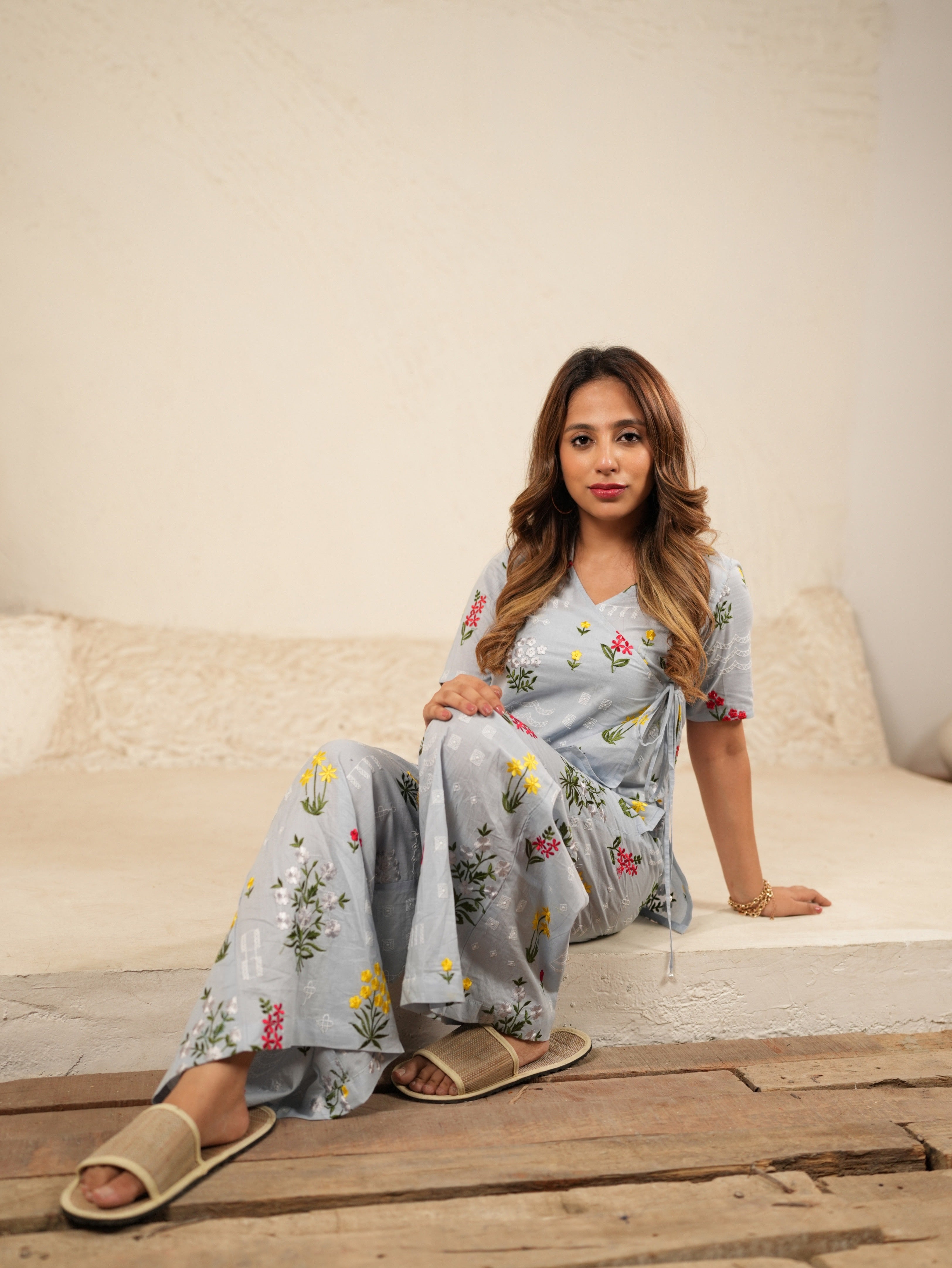 Wanderflower Wrap Top